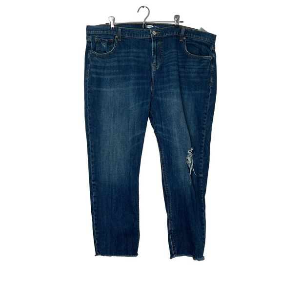 Old Navy Boyfriend Straight Distressed Jean - Picture 1 of 4